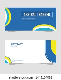 Design Layout. Ellipse Shape Banners