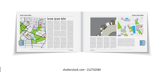 Diseño de la revista o folleto