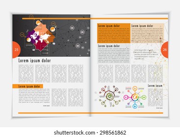 Diseño de la revista o folleto 