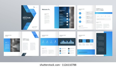 Design-Layout-Vorlage für Firmenprofil , Geschäftsbericht , Broschüren, Flyer, Präsentationen, Broschüren, Magazin, Buch . und Vektor a4 Größe für editierbar.
