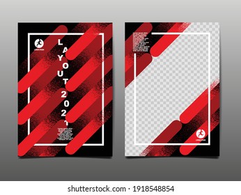 diseño de diseño, diseño de plantilla, fondo deportivo, afiche dinámico, pancarta de velocidad de pincel, ilustración vectorial.