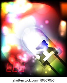 Design with led.