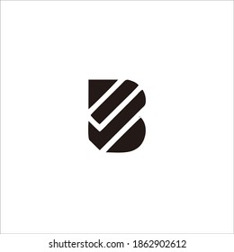 diseñar el logotipo de la letra "B" para su marca, producto y nombre de empresa