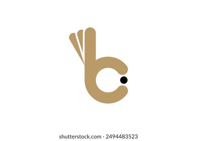 design the letter b with unique creativity