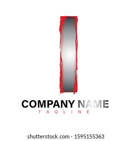 Design the letter I creative logo with the concept of blood for business companies.
