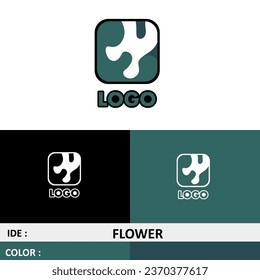 design the letter E and h logo for your business using initials