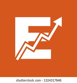 Design the letter E logo icon. Creative and modern logo. Vector logo. Logo design template. Vector EPS 10.