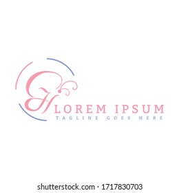 Design letter H shaped butterfly for your best business symbol. Simple and flat design butterfly on the white background. Vector illustration EPS.8 EPS.10