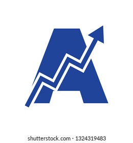Design the letter A logo icon. Creative and modern logo. Vector logo. Logo design template. Vector EPS 10.