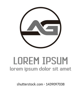 design of the letter logo vector . in a modern style