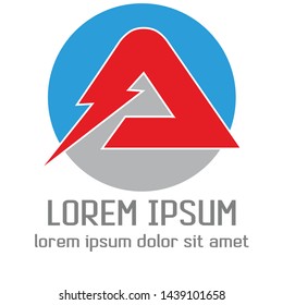design of the letter logo vector wa. in a modern style