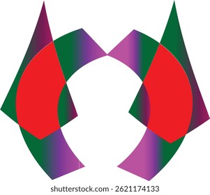 Letra M del diseño para diverso uso para el monograma del icono del logotipo o cualquier negocio