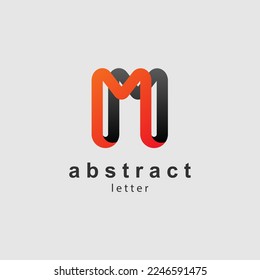 Design letter m for initial logo