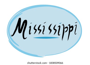 The design letter of Mississippi