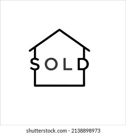 design the letter "SOLD" logo for your company name and identity