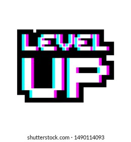 Design of level up icon