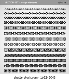 Design line horizontal elements.