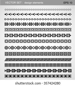 Design line horizontal elements.