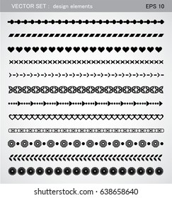  Design line horizontal elements.