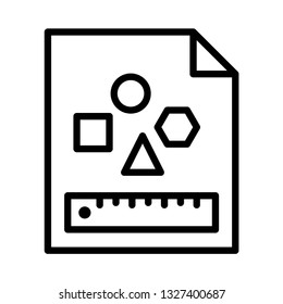 design line icon
