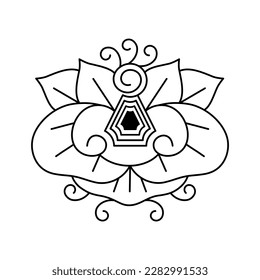 design line patterns for print media such as batik, clothes or as digital ornaments