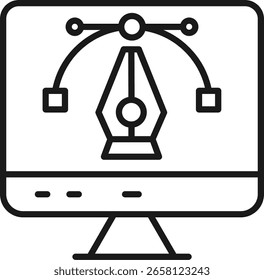 Línea de diseño Diseño de iconos de Vector