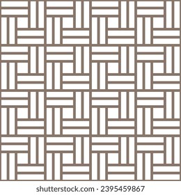 Design with lines, Seamless Vector Pattern. Weaving Pattern.