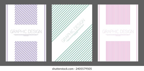 The design of the lines. template for banner, poster, flyer, cover and creative design