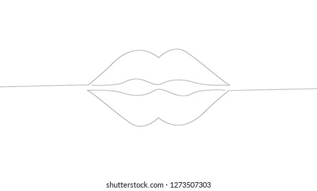 design lip len drawing
