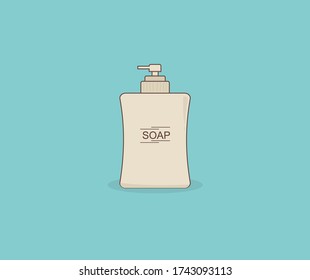 diseño de jabón líquido listo para usar