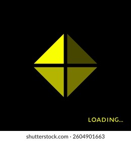 Design of loading status symbol