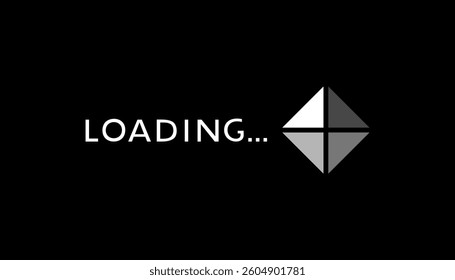 Design of loading status symbol