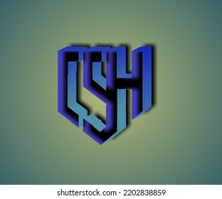 Design-Logo 3d in der Vektorsymbol-Vorlage