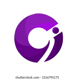 Design Logo Ai simple Gradation Color