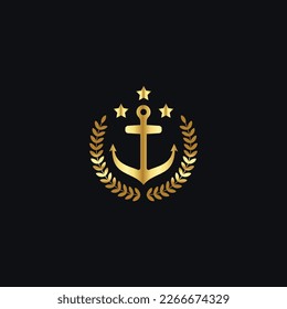 design logo anchor abstract vector can editable and resize