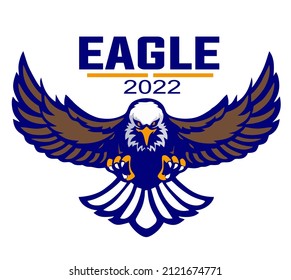 A design logo bald eagle 2022