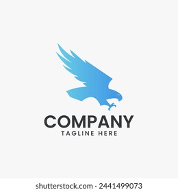 Design Logo Blue Falcon icon  symbol vector 