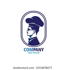 design logo chef vector illustration