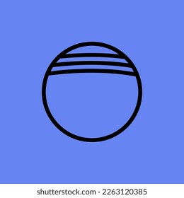 Design logo circle creative vector illustration