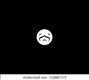 Design Logo Circle SS Letter Monogram Modern Minimalism