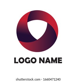 diseñar un logotipo con cuadrícula circular