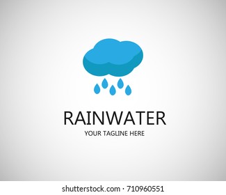 design logo of  cloud water concept