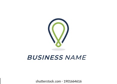 design logo combine gps and fish