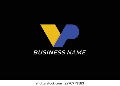design logo combine letter V and letter P
