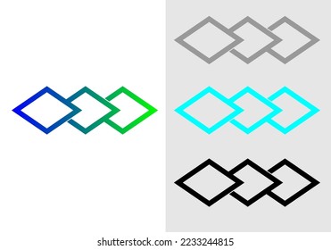 Design logo company business icon invinity abstrac