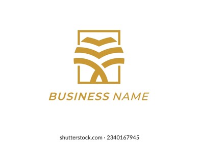 design logo company line tree