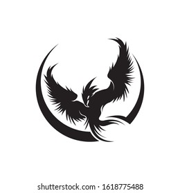 Design logo concept for phoenix