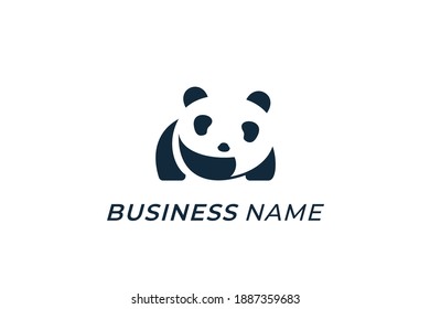 design logo creative animal panda bear