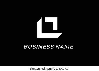 design logo creative box and letter E