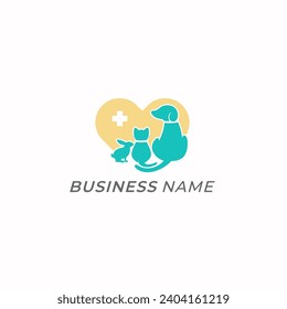 design logo creative care animal pet